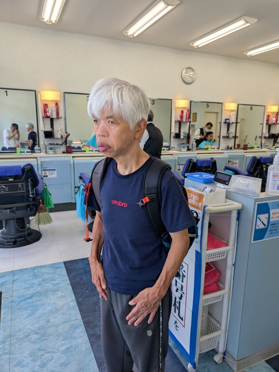 散髪してスッキリ