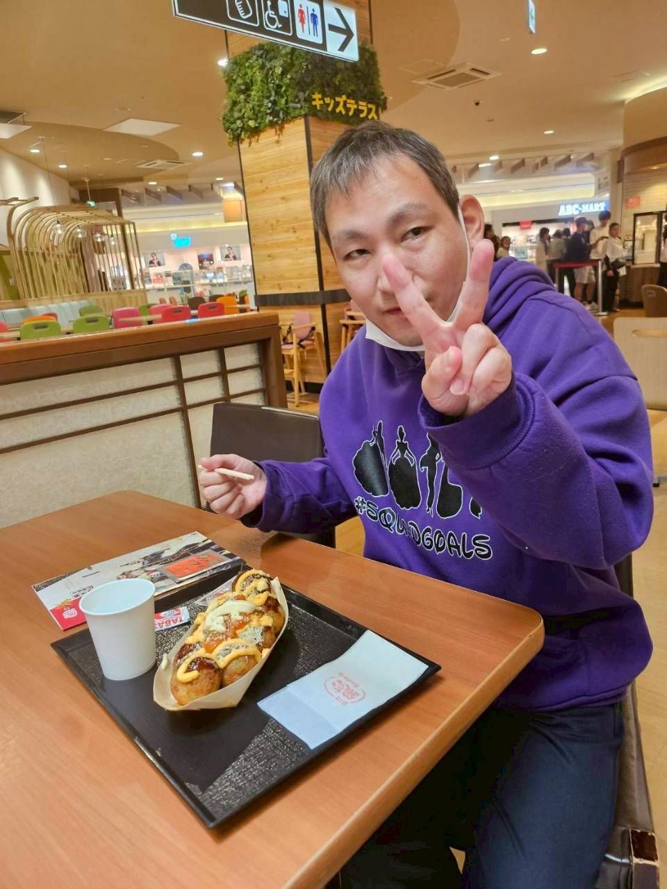 買い物に行きました。